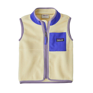 Patagonia Baby Synch Fleece Vest – Buttercup Yellow for barn - Brobrobrille