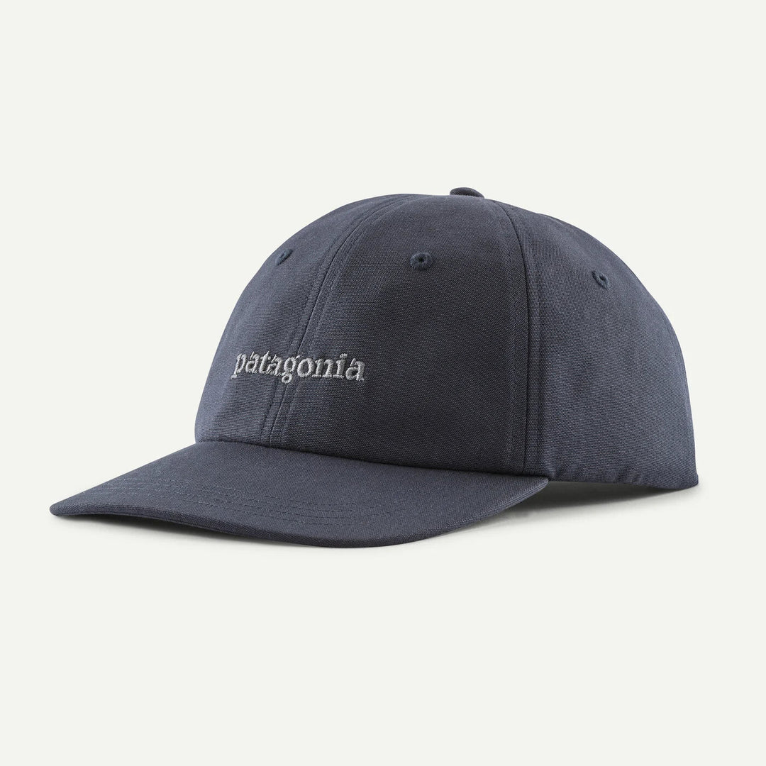 Patagonia Fitz Roy Icon Caps - Text Logo: Smolder Blue for barn - Brobrobrille