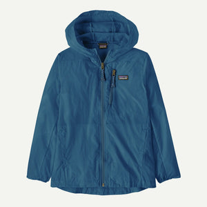 Patagonia Houdini Jakke Barn - Aquatic Blue for barn - Brobrobrille