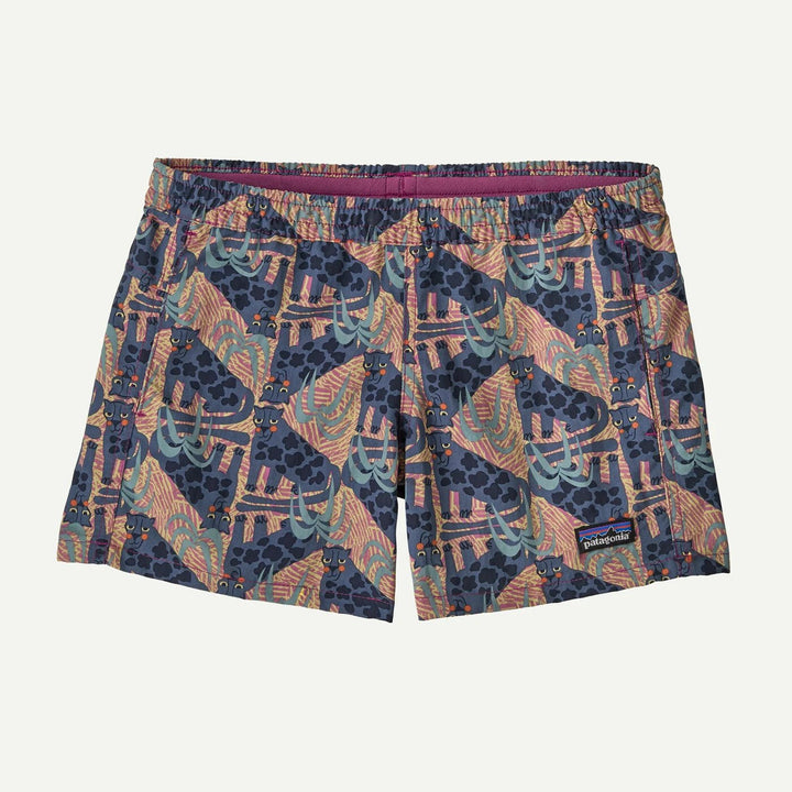 Patagonia Kids Baggies Shorts 4 in. Unlined - Jaggy: Faded Magenta for barn - Brobrobrille