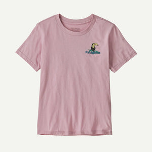 Patagonia Kids Graphic T - skjorte - Protect Rainforests: Quiet Violet for barn - Brobrobrille