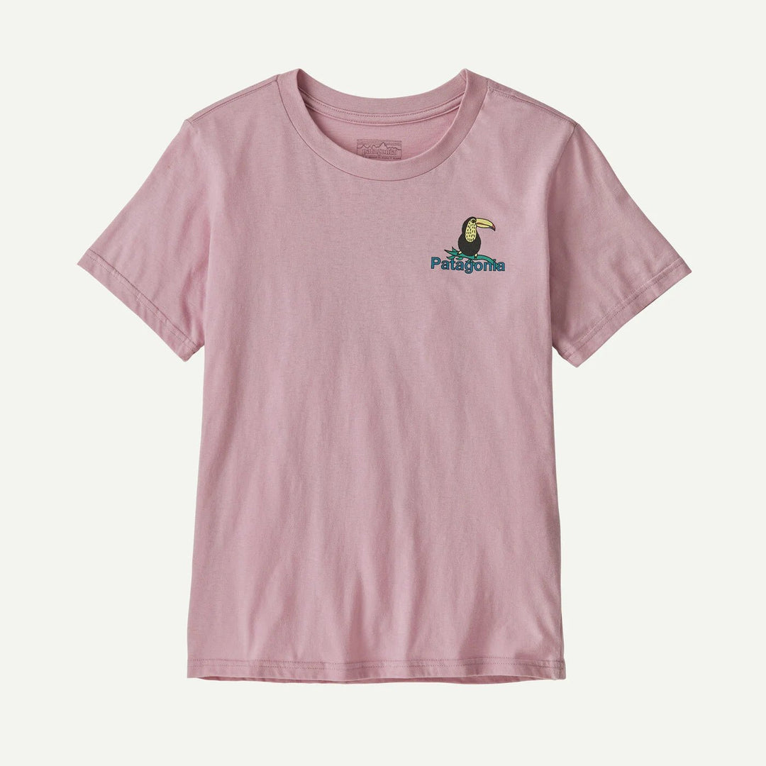 Patagonia Kids Graphic T - skjorte - Protect Rainforests: Quiet Violet for barn - Brobrobrille