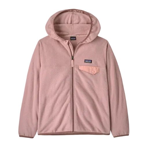 Patagonia Kids Micro D Snap-T fleecejakke - Fuzzy Mauve for barn - Brobrobrille