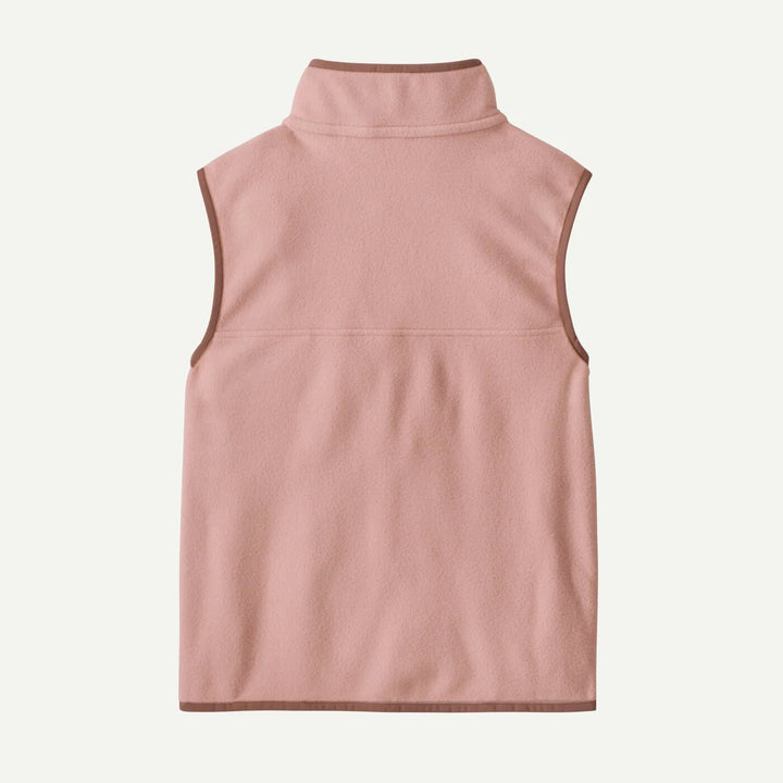 Patagonia Kids Micro D Snap-T fleecevest - Fuzzy Mauve for barn - Brobrobrille