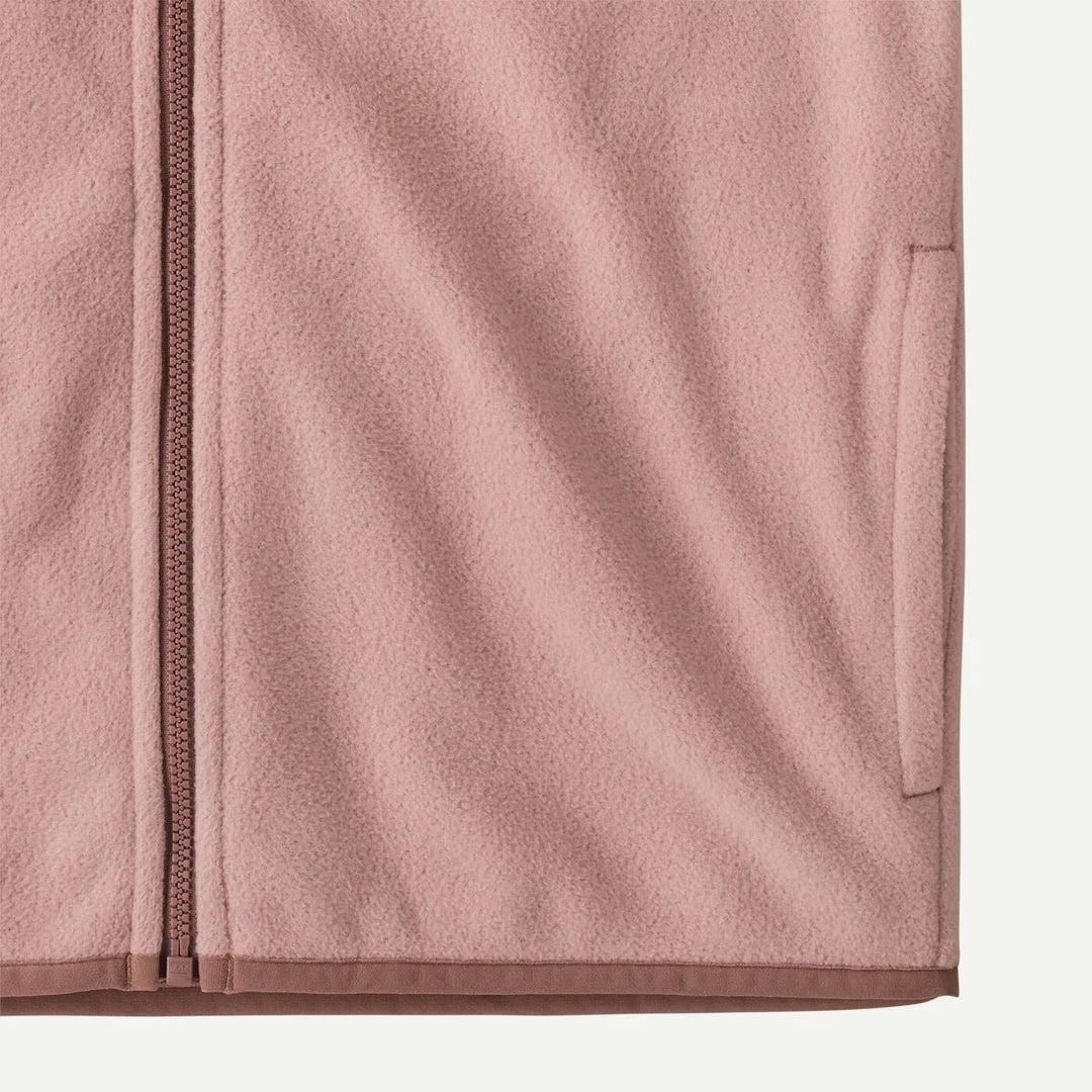 Patagonia Kids Micro D Snap-T fleecevest - Fuzzy Mauve for barn - Brobrobrille
