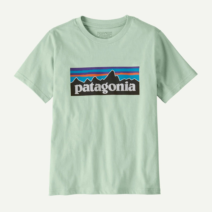 Patagonia Kids P - 6 Logo T - skjorte - Thin Ice for barn - Brobrobrille