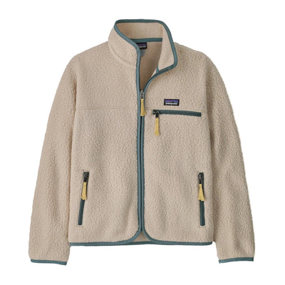 Patagonia Kids' Retro Pile fleecejakke - Dark Natural for barn - Brobrobrille