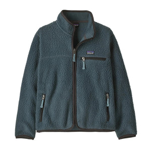 Patagonia Kids' Retro Pile fleecejakke - Summit Blue for barn - Brobrobrille