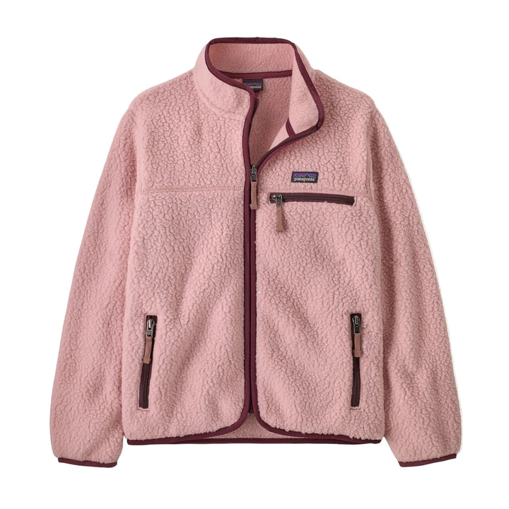 Patagonia Kids Retro Pile Jakke - Fuzzy Mauve for barn - Brobrobrille