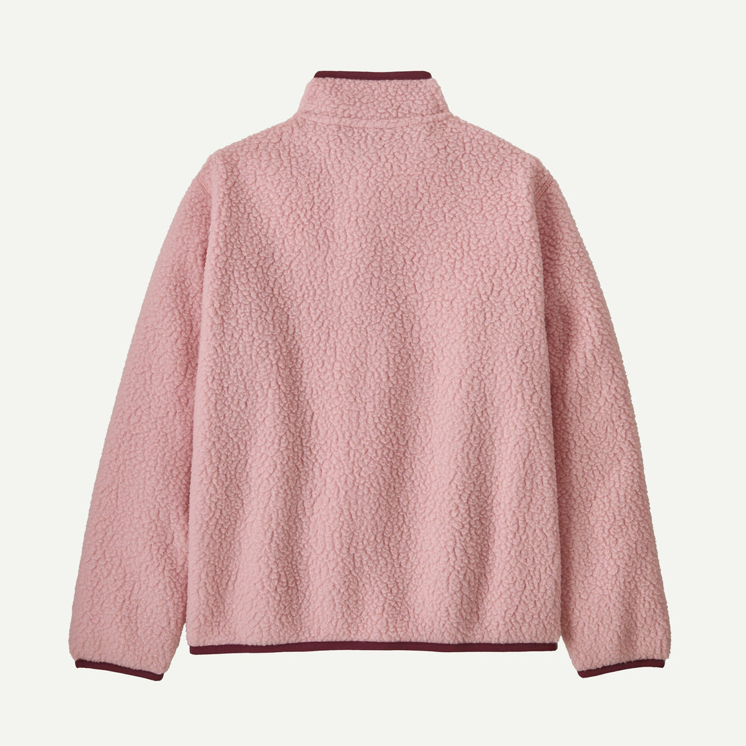 Patagonia Kids Retro Pile Jakke - Fuzzy Mauve for barn - Brobrobrille
