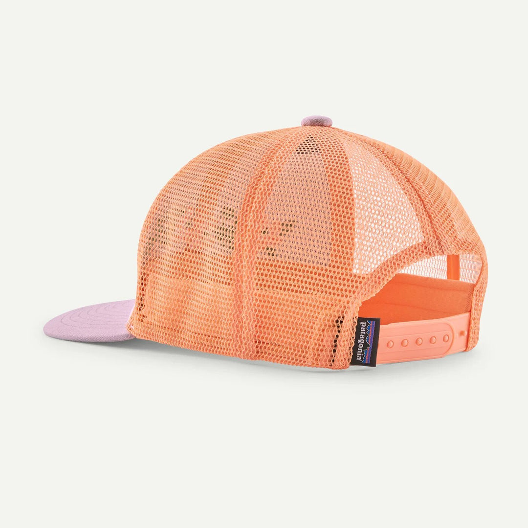 Patagonia Kids Trucker Hat - Friend Lei: White for barn - Brobrobrille
