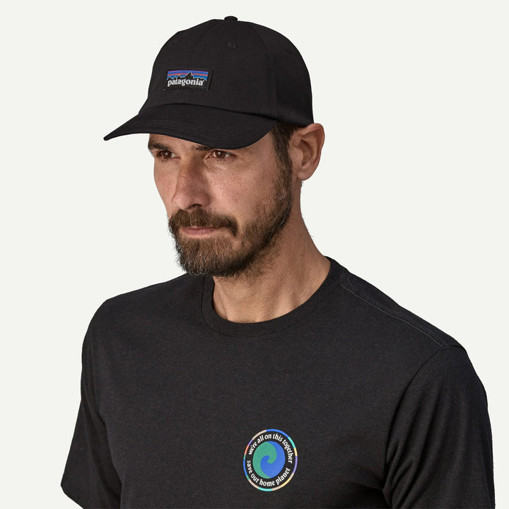 Patagonia P-6 Label Trad Cap - Black for barn - Brobrobrille