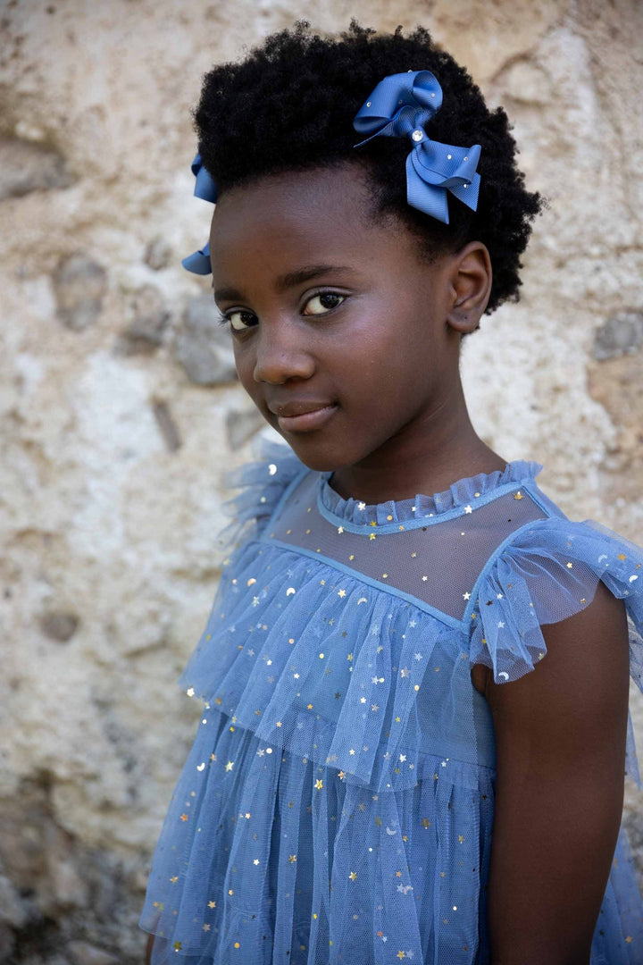 Prinsessefin Alexia Sløyfe - Antique Mauve for barn - Brobrobrille