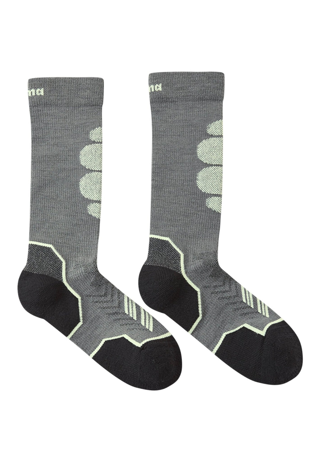 Reima Atleetti tekniske merinoullsokker for barn - Soft Black for barn - Brobrobrille