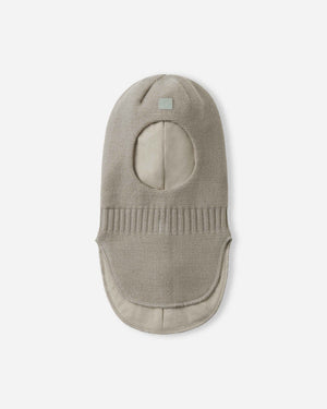 Reima Balaklava i Ull Barn Starrie - Earthy Beige for barn - Brobrobrille