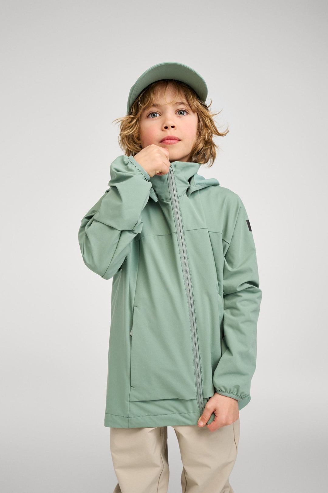 Reima BugProof Insektavvisende Puruton Tynn Jakke Barn - Stone Green for barn - Brobrobrille