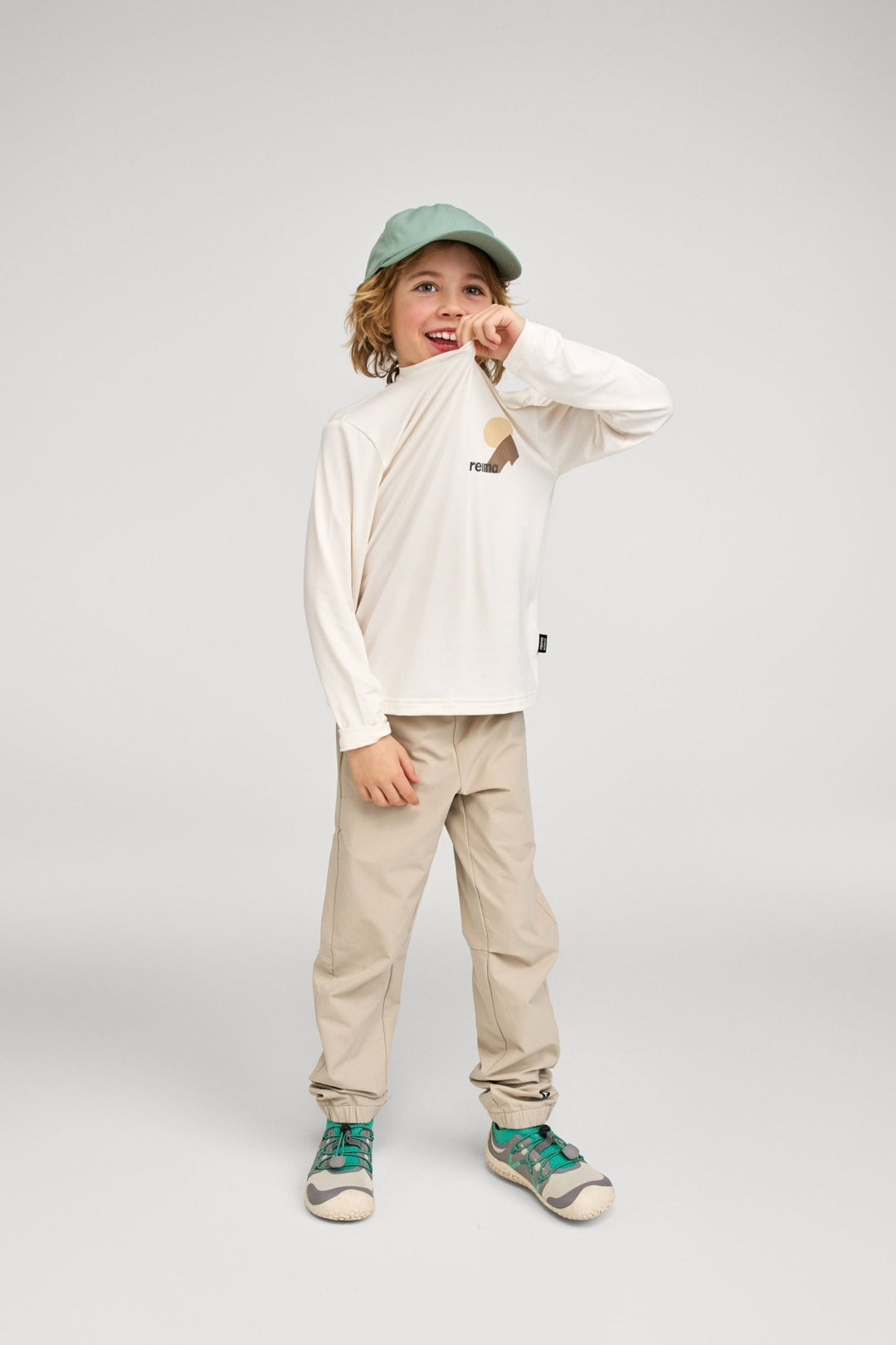 Reima Hytty Insektavvisende Caps Barn - Stone Green for barn - Brobrobrille