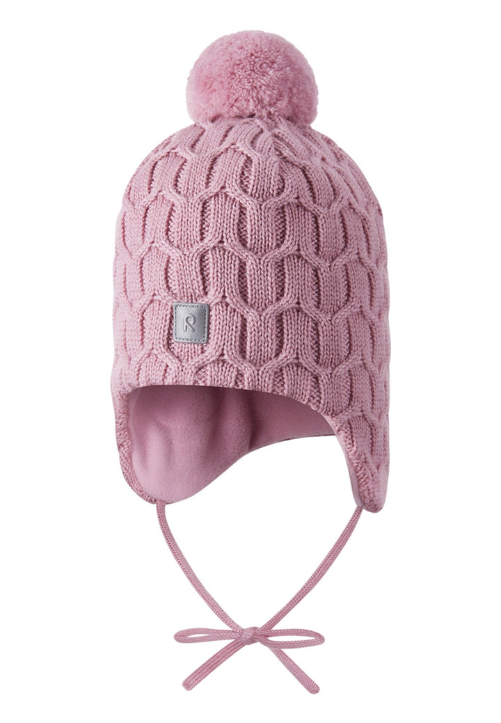 Reima Nunavut Lue i Merinoull - Grey Pink for barn - Brobrobrille