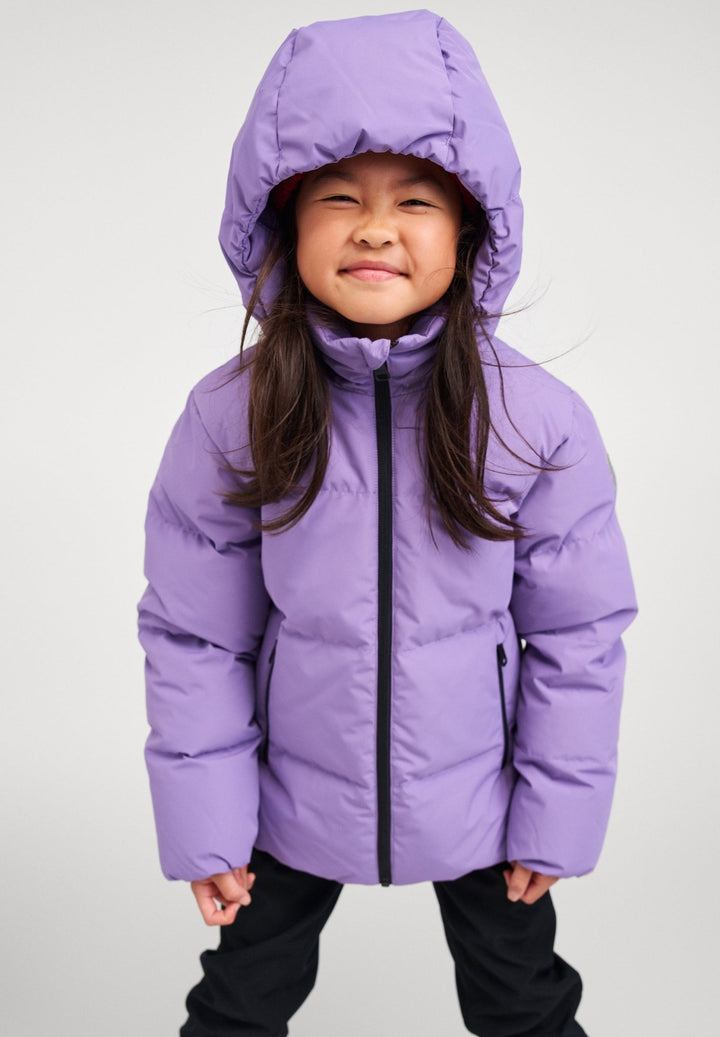 Reima Paimio vannavvisende dunjakke for barn - Misty Violet for barn - Brobrobrille