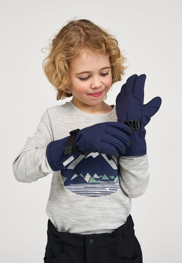 Reima ReimaTec Tartu Vanntette Vinterhansker - Navy for barn - Brobrobrille
