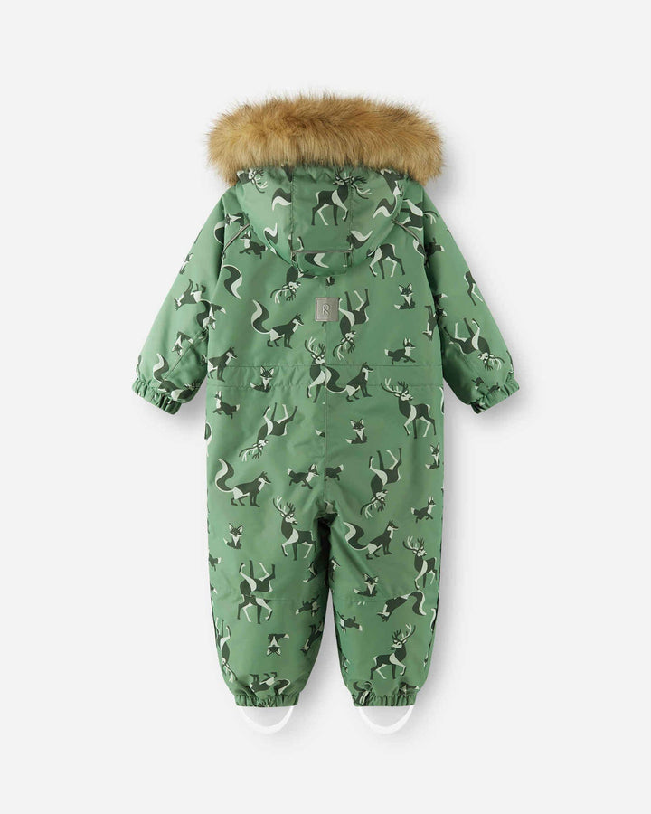 Reima ReimaTec Vanntett Vinterdress Småbarn Lappi - Green Clay for barn - Brobrobrille
