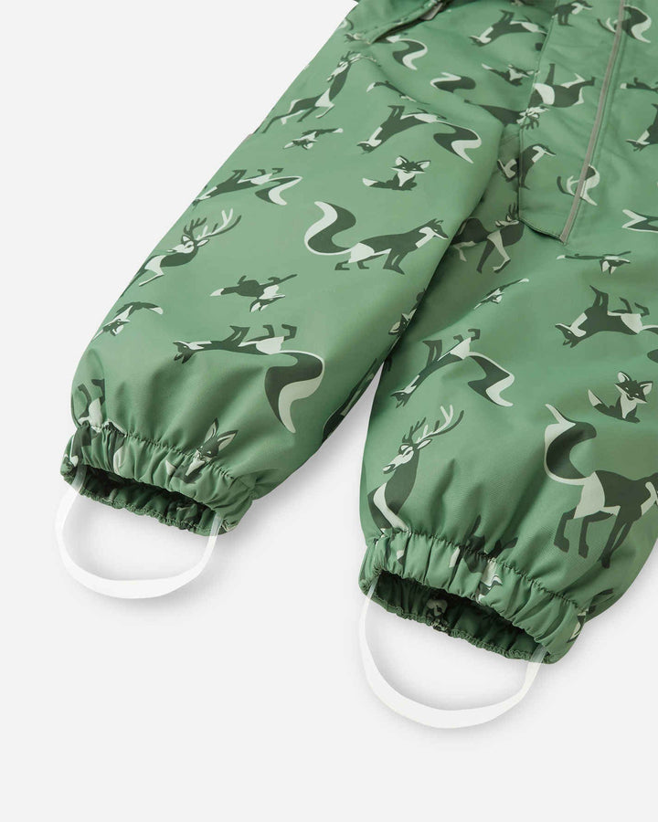Reima ReimaTec Vanntett Vinterdress Småbarn Lappi - Green Clay for barn - Brobrobrille