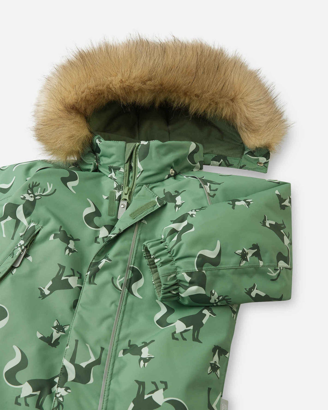 Reima ReimaTec Vanntett Vinterdress Småbarn Lappi - Green Clay for barn - Brobrobrille