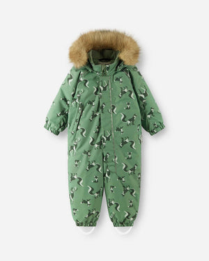 Reima ReimaTec Vanntett Vinterdress Småbarn Lappi - Green Clay for barn - Brobrobrille