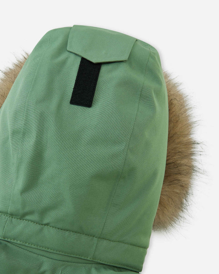 Reima ReimaTec Vanntett Vinterparka Barn Ajaton - Green Clay for barn - Brobrobrille