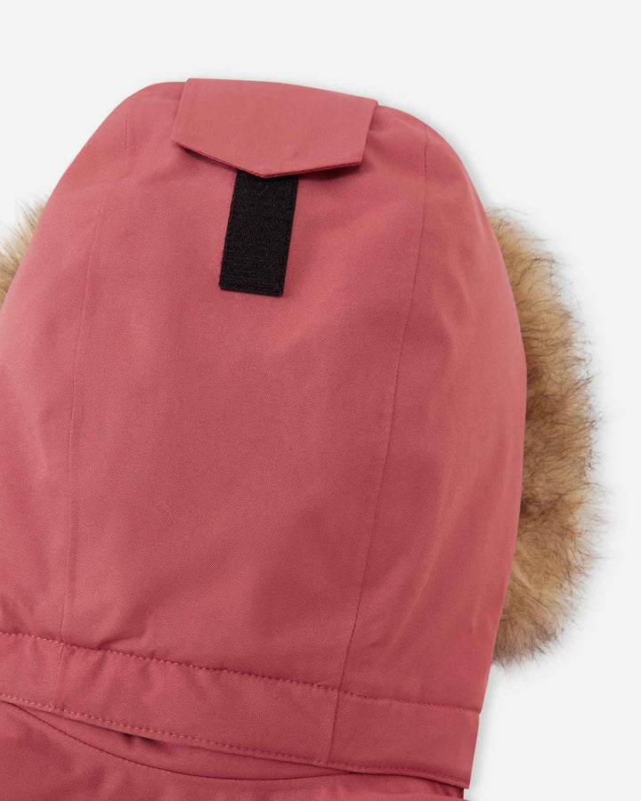 Reima ReimaTec Vanntett Vinterparka Barn Ajaton - Red Clay for barn - Brobrobrille