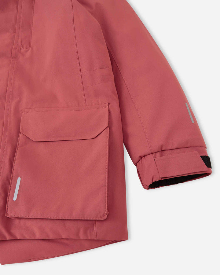 Reima ReimaTec Vanntett Vinterparka Barn Ajaton - Red Clay for barn - Brobrobrille