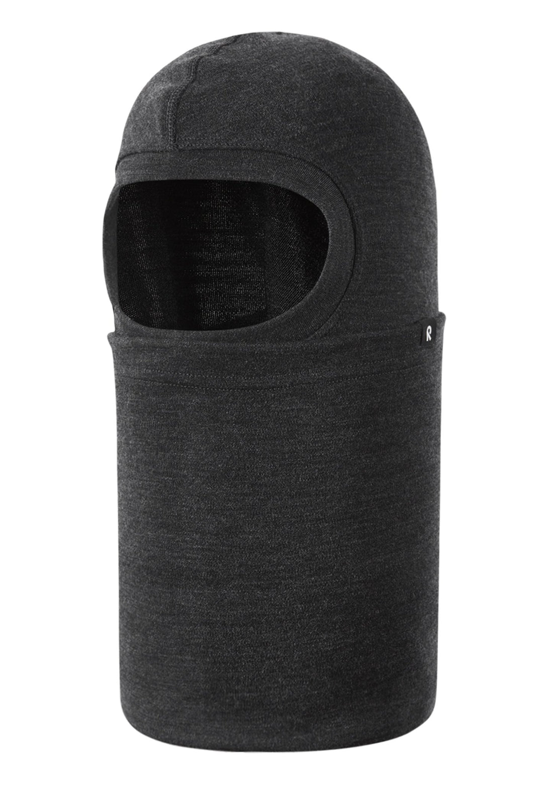 Reima Salassa balaklava i merinoull for barn - Black Melange for barn - Brobrobrille