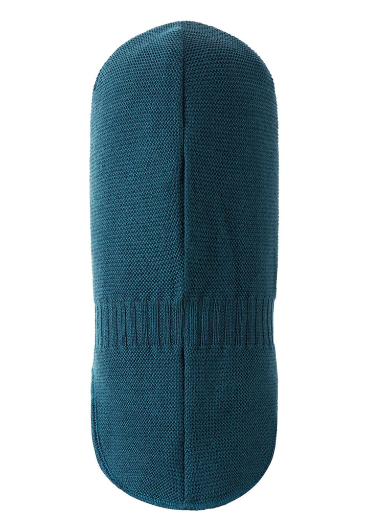 Reima Starrie Balaklava i Merinoull - Dark Teal for barn - Brobrobrille