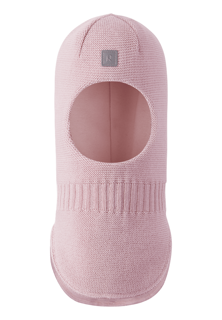Reima Starrie Balaklava i Merinoull - Pale Rose for barn - Brobrobrille
