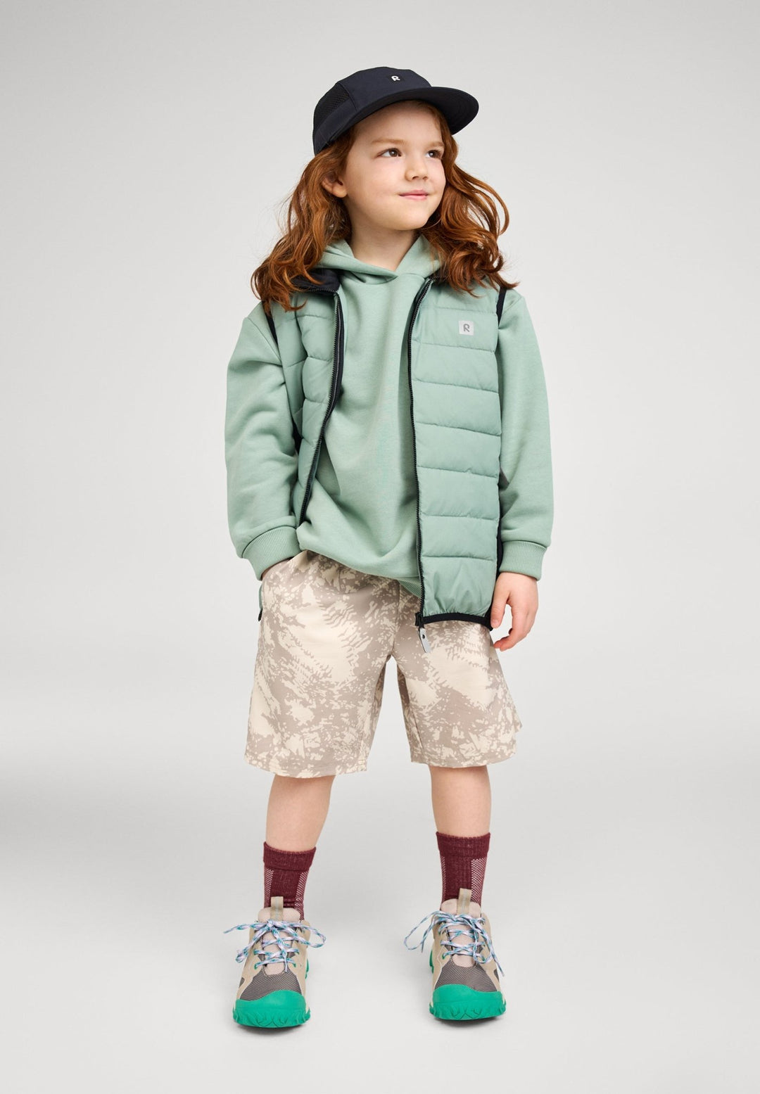 Reima Tikkeri Hybridvest Barn - Stone Green for barn - Brobrobrille