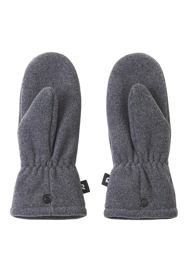 Reima Tumpus Fleecevotter - Black Melange for barn - Brobrobrille