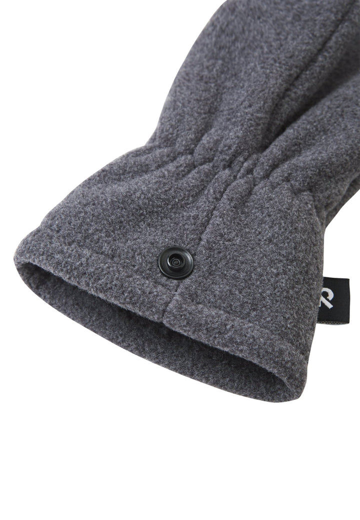 Reima Tumpus Fleecevotter - Black Melange for barn - Brobrobrille