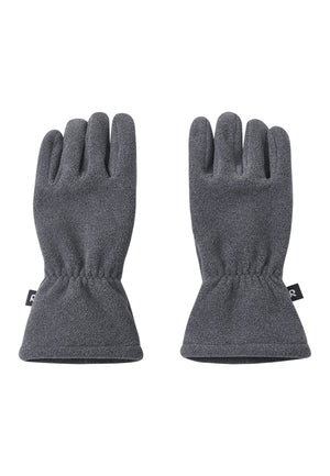 Reima Varmin Fleecehansker - Black Melange for barn - Brobrobrille