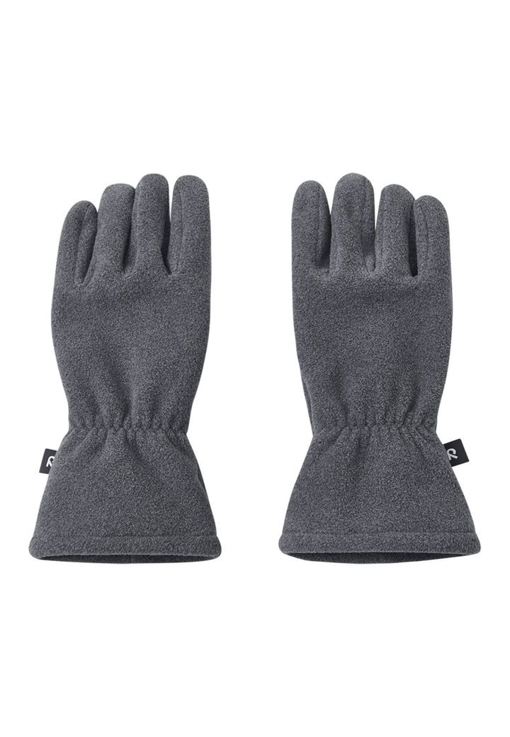 Reima Varmin Fleecehansker - Black Melange for barn - Brobrobrille