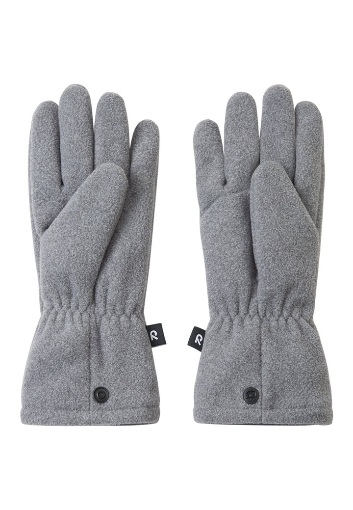 Reima Varmin Fleecehansker - Melange Grey for barn - Brobrobrille