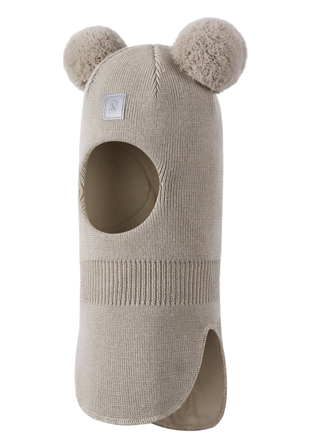 Reima Vekkuli Balaklava i Merinoull - Earthy Beige for barn - Brobrobrille