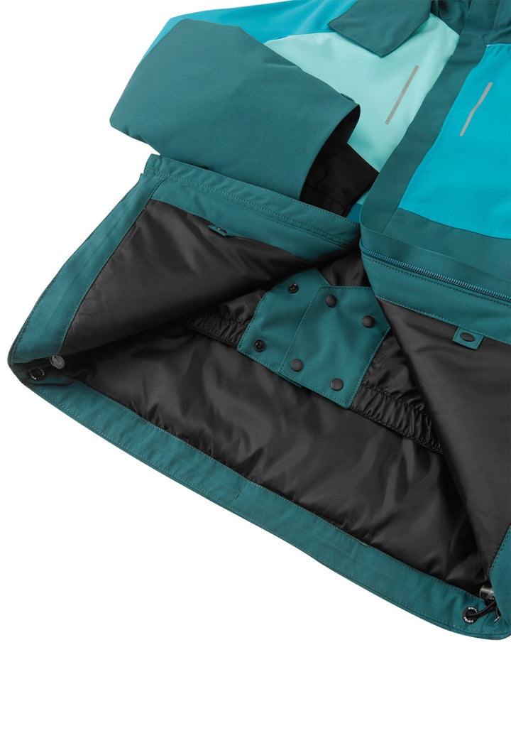 ReimaTec Iitto vanntett skijakke for barn - Dark Teal for barn - Brobrobrille