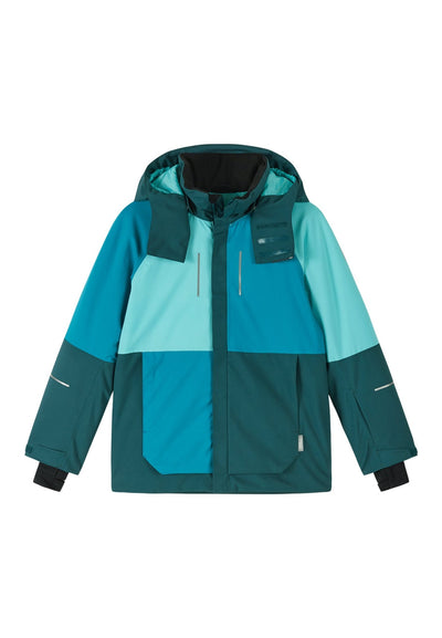 ReimaTec Iitto vanntett skijakke for barn - Dark Teal for barn - Brobrobrille