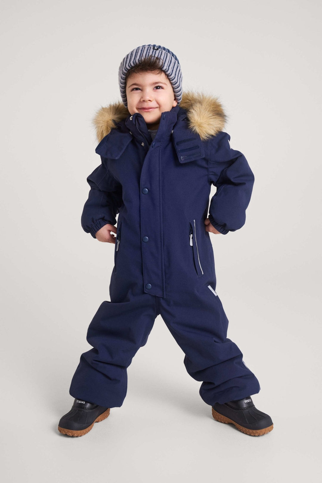 ReimaTec Stavanger vanntett vinterdress for barn - Navy for barn - Brobrobrille