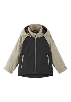 ReimaTec Sulkava Vanntett Skalljakke Barn - Black for barn - Brobrobrille