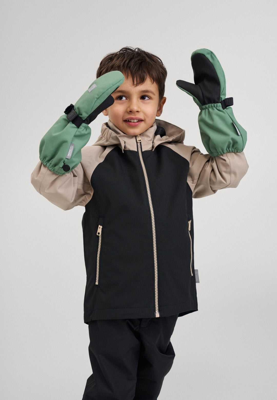 ReimaTec Sulkava Vanntett Skalljakke Barn - Black for barn - Brobrobrille