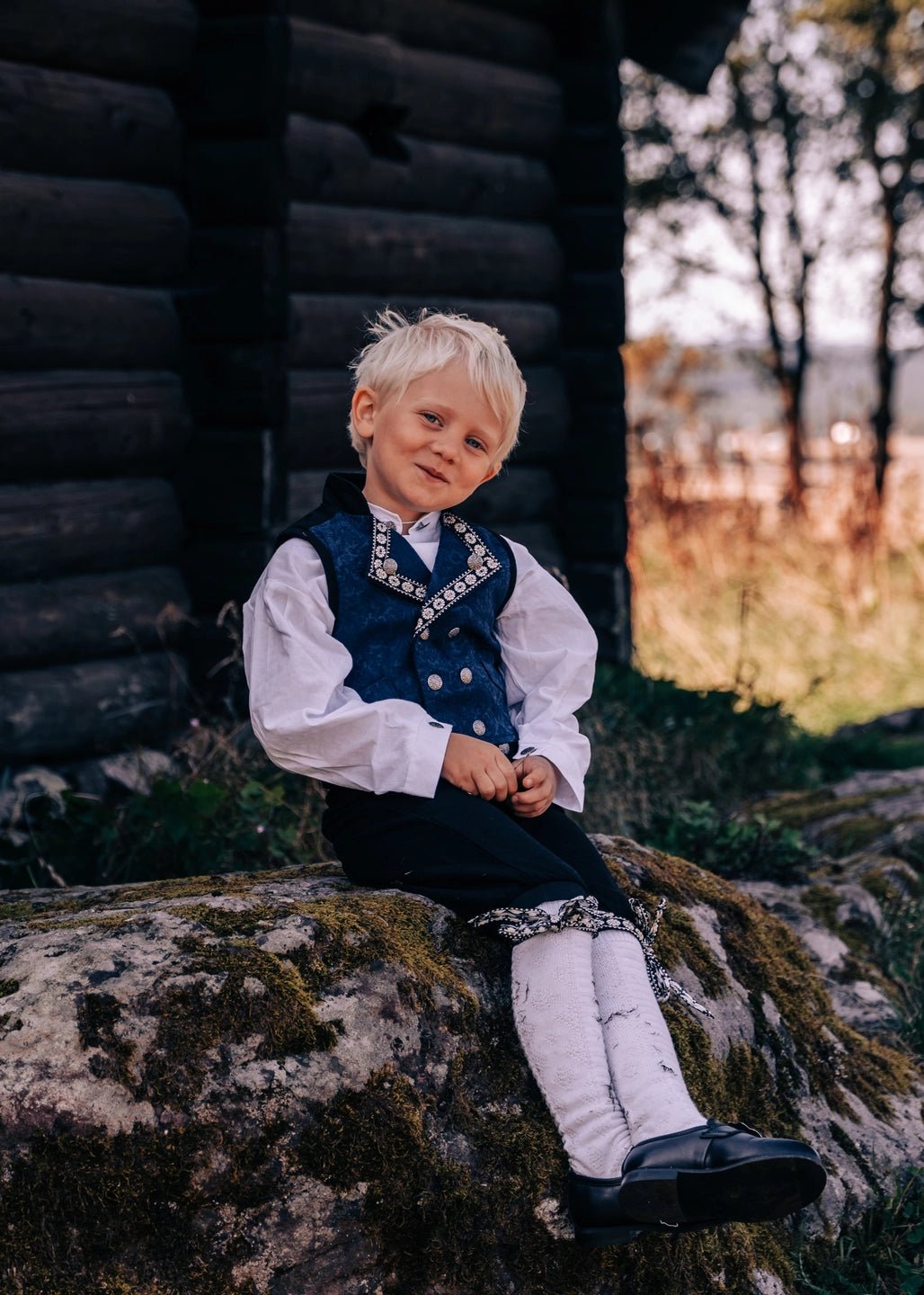 Salto Festdrakt Baby Gutt - Blå for barn - Brobrobrille