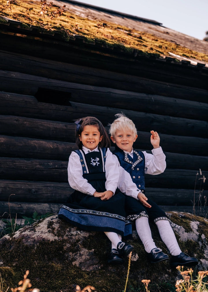Salto Festdrakt Baby Gutt - Blå for barn - Brobrobrille