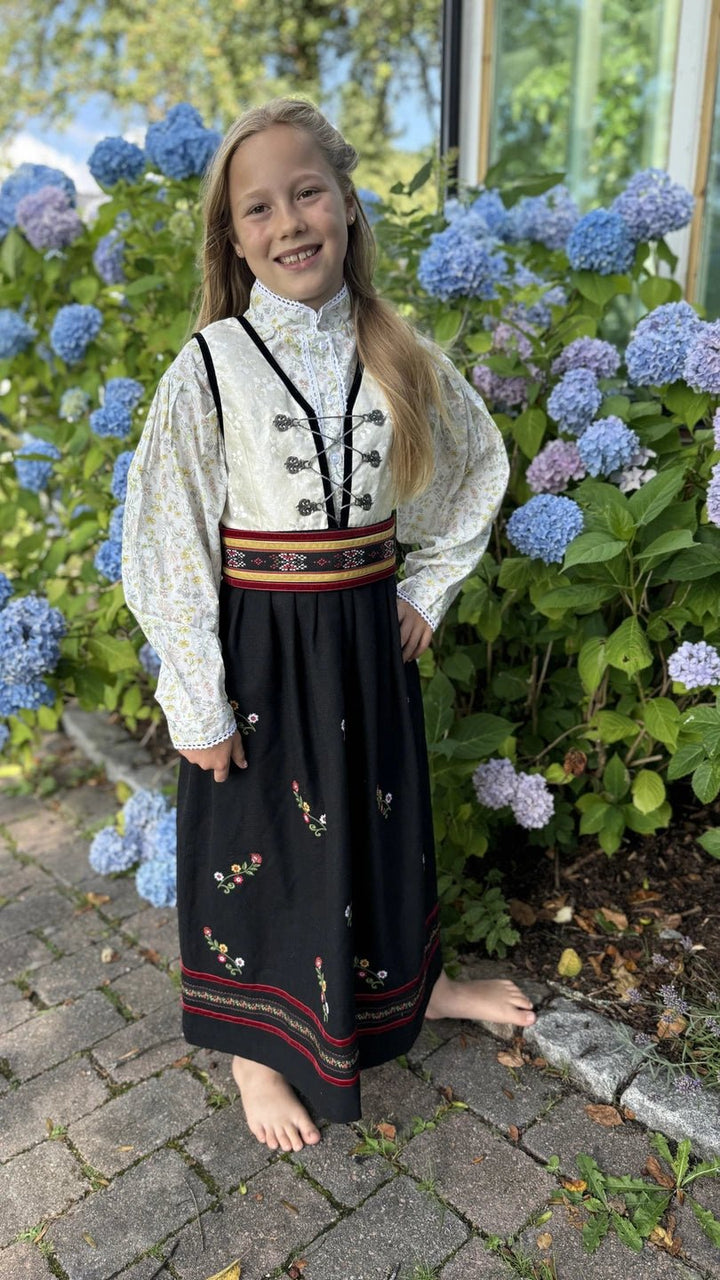 Salto Leah Festdrakt med Ull - Champagne for barn - Brobrobrille