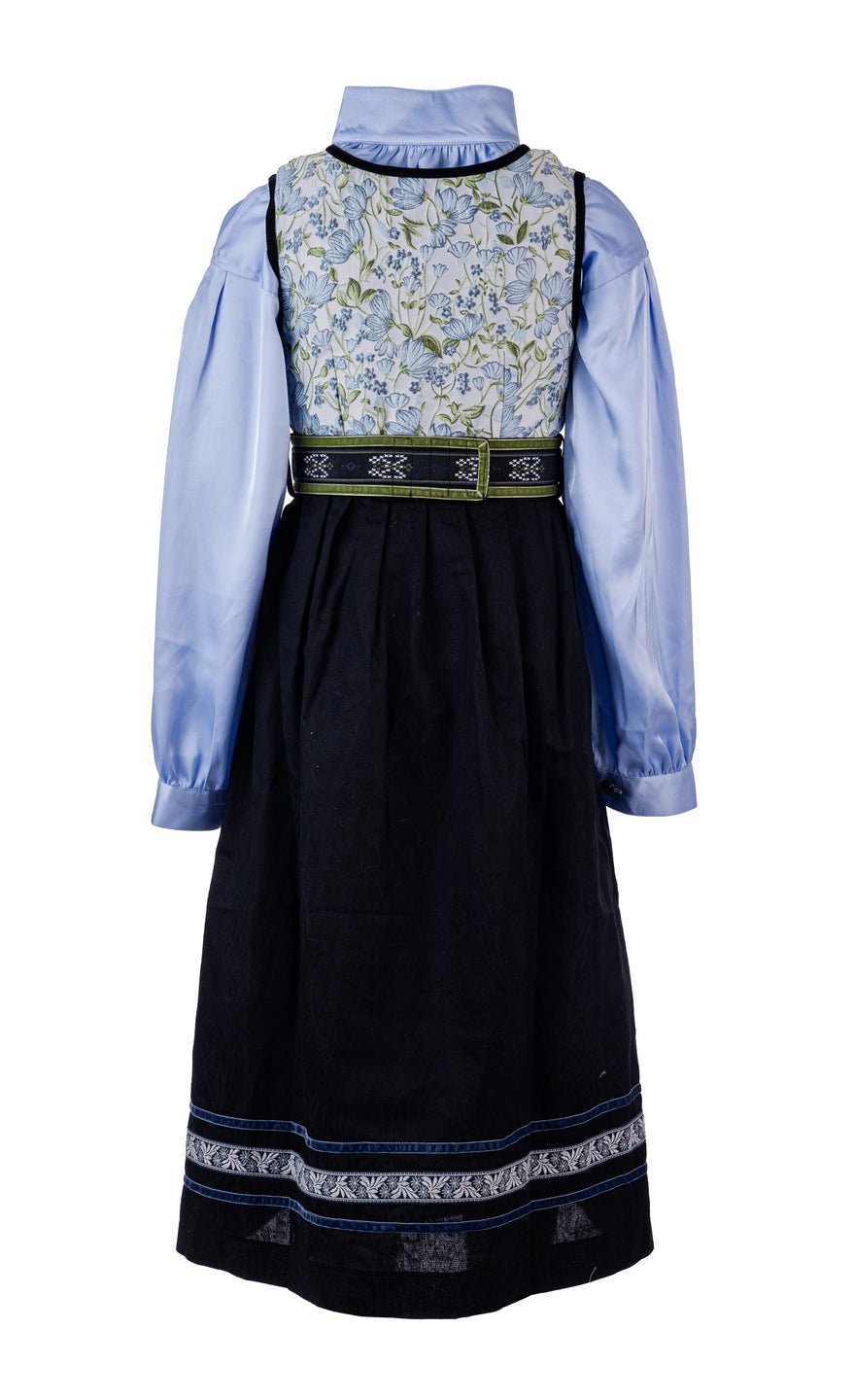 Salto Oline Festdrakt - Botanic Blåmønstret for barn - Brobrobrille
